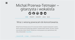Desktop Screenshot of gitara.tetmajer.pl